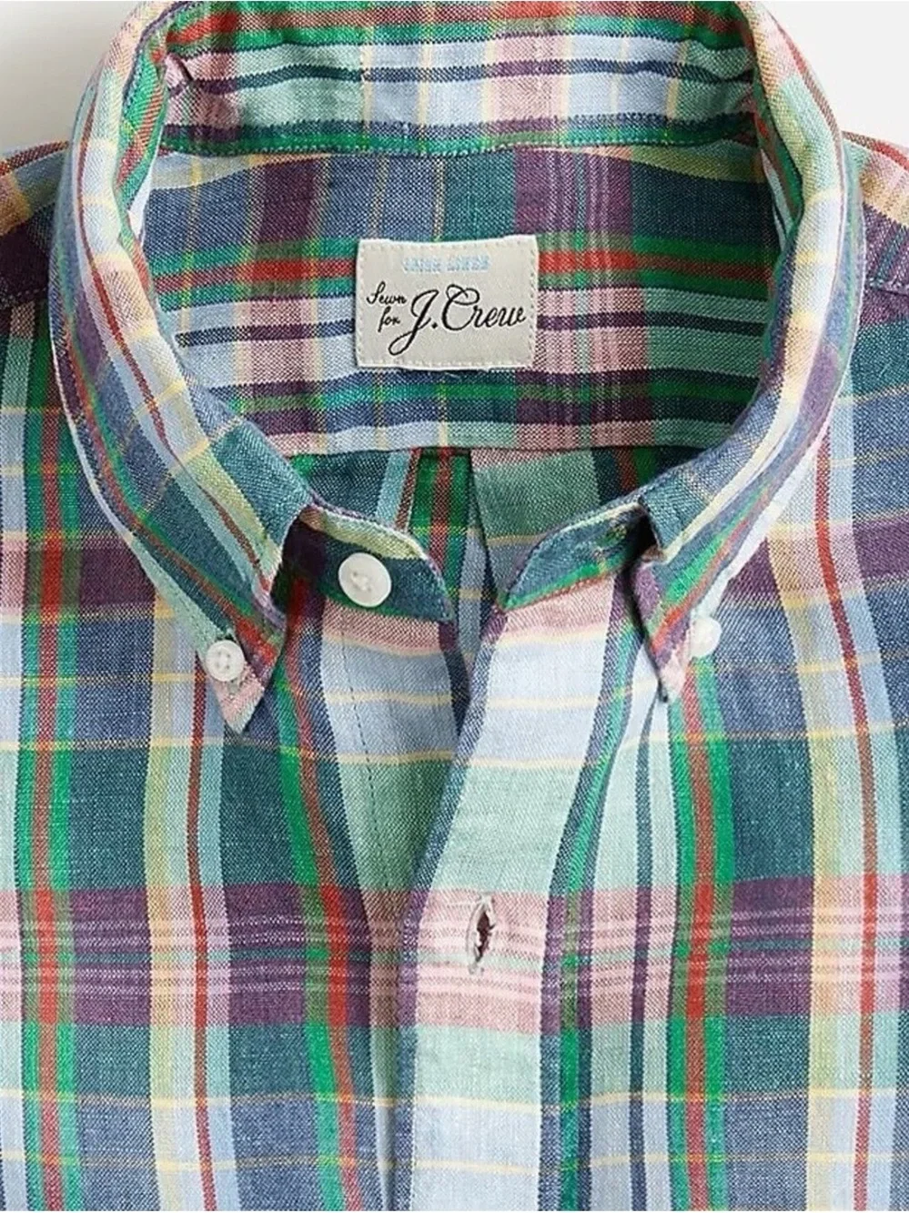 J. CREW Men's 100% Premium Irish Linen